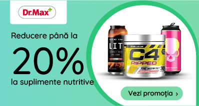 Dr. Maxx - reduceri pana la 20% pentru suplimente nutritive